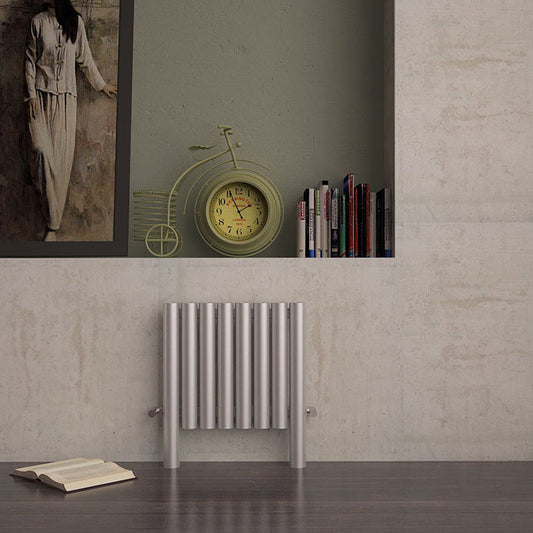 Carisa Fortuna Stainless Steel Horizontal Radiator (3 sizes, Satin Polished) - Brand New Bathrooms