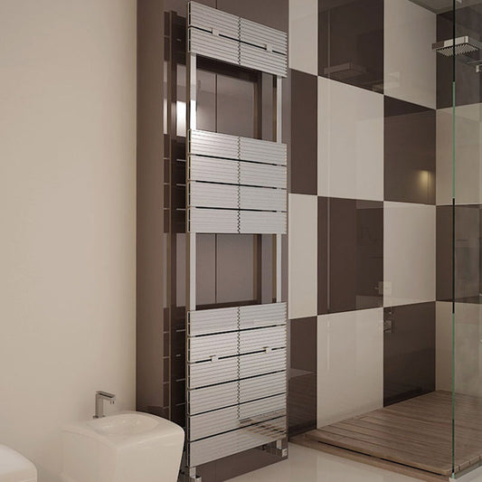 Carisa Monza Bath Designer Towel Rail (2 sizes, Polished Anodized) - Brand New Bathrooms