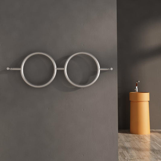 Carisa Roni Stainless Steel Towel Radiator (2 sizes, Satin Polished) - Brand New Bathrooms