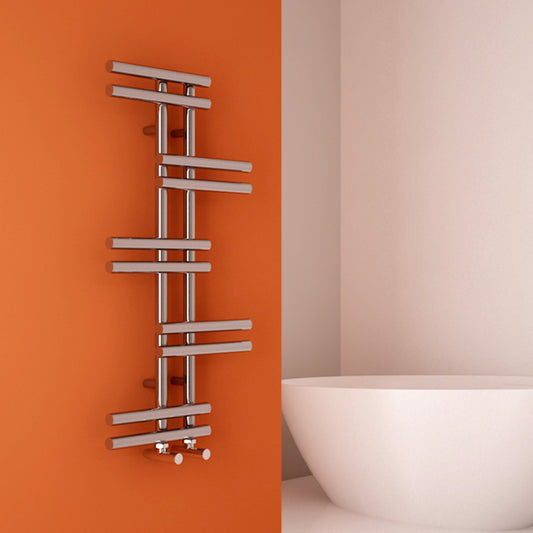 Carisa Antara Designer Towel Rail (2 sizes, Chrome) - Brand New Bathrooms