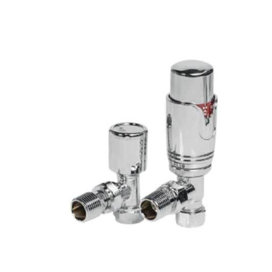 Carisa Thermostatic Angled Valves (1 size, 5 colours)