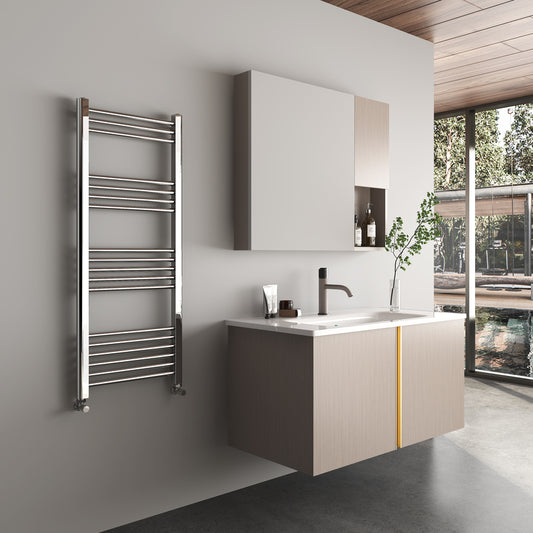 Tailored Bathrooms Plumb Essentials Straight Ladder Rail (1 size, Chrome)