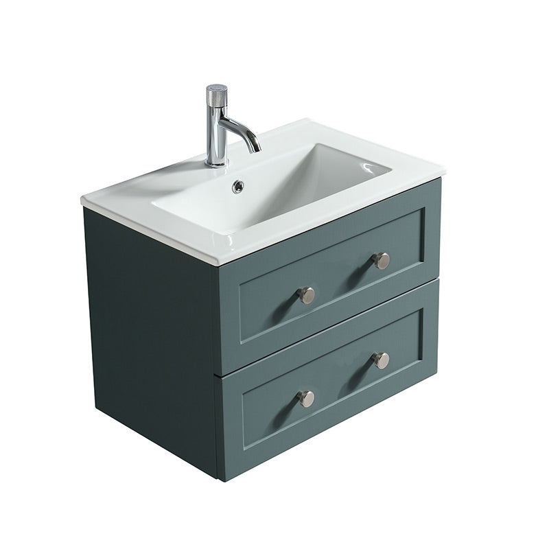 Tailored Bathrooms Bakewell Wall Hung Vanity Unit & Ceramic Basin (1 size, 3 colours) - Brand New Bathrooms