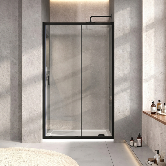 Tailored Bathrooms Sliding Shower Door (1 size, 2 colours) - Brand New Bathrooms