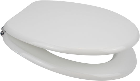 Euro Showers MDF Antibac Universal Toilet Seat (White) - Brand New Bathrooms