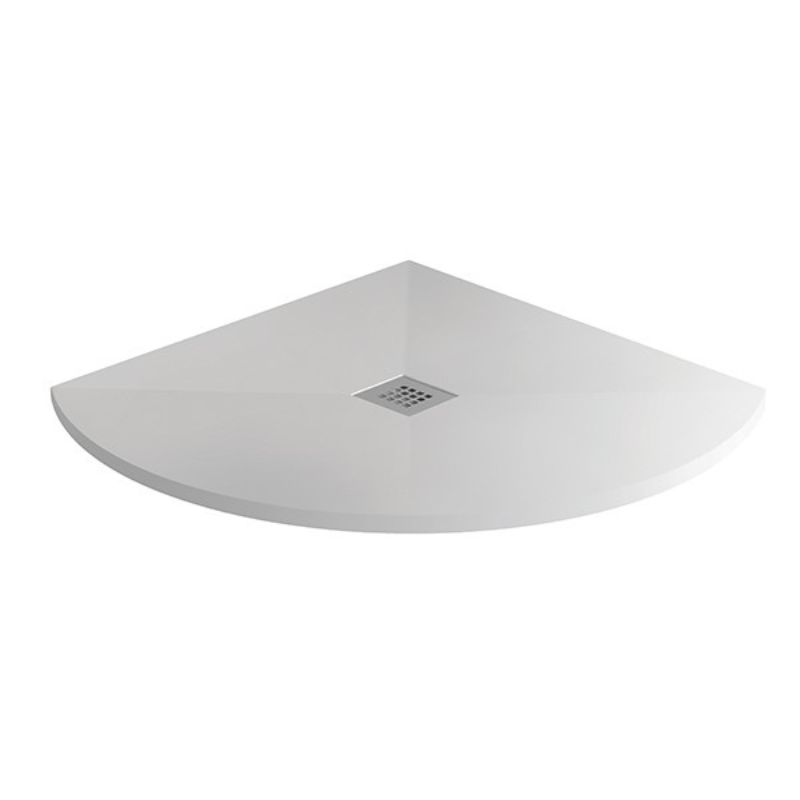 MX Silhouette Flat Top Quadrant Ultra Low Profile 550 Radius Shower Tray (2 sizes) (Anti-Slip options available) - Brand New Bathrooms