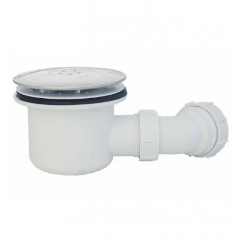 MX 90 mm Hi-Flow Shower Waste Complete with Offset Elbow - Brand New Bathrooms