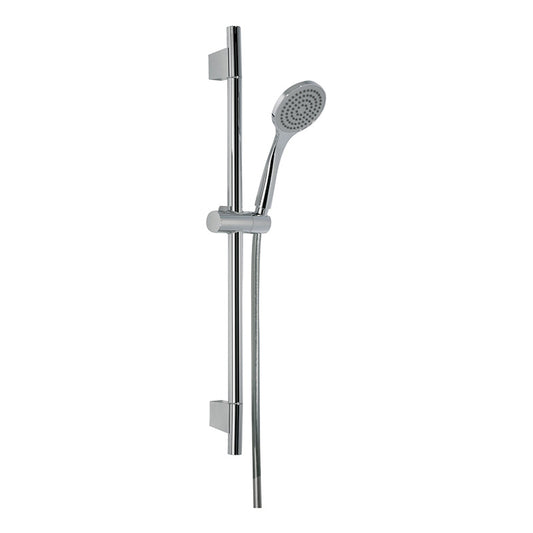 Abode Euphoria Sliding Rail Single Pattern Shower Kit (1 size, 2 styles, Chrome)