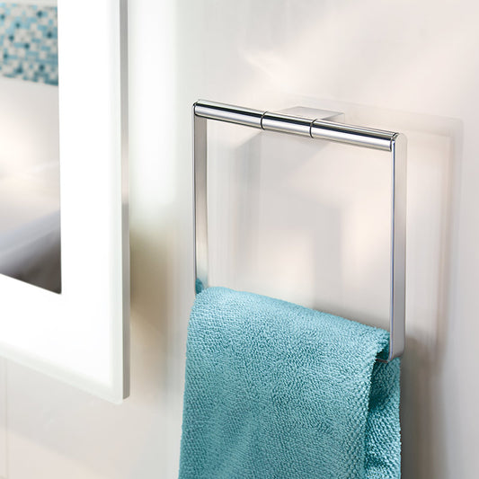 Smedbo Towel Ring Polished Chrome (W205 x H170 mm) - Brand New Bathrooms