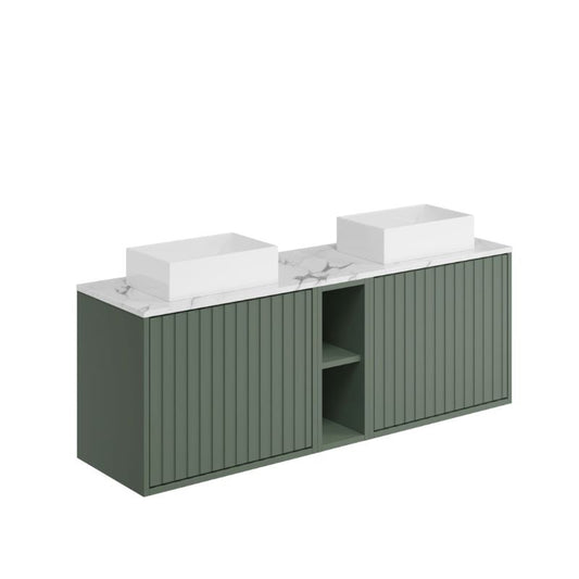 Scudo Alfie 1400mm Cabinet with Open Storage - Brand New Bathrooms