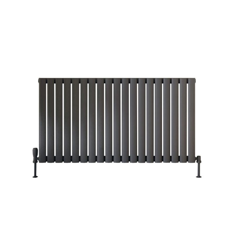 Scudo Apex Horizontal Single Designer Radiator (5 Sizes & 2 Colours) - Brand New Bathrooms