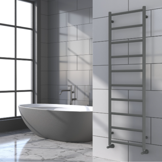Brand New Bathrooms Alberta Aluminium Towel Rail (3 sizes, 2 colours)