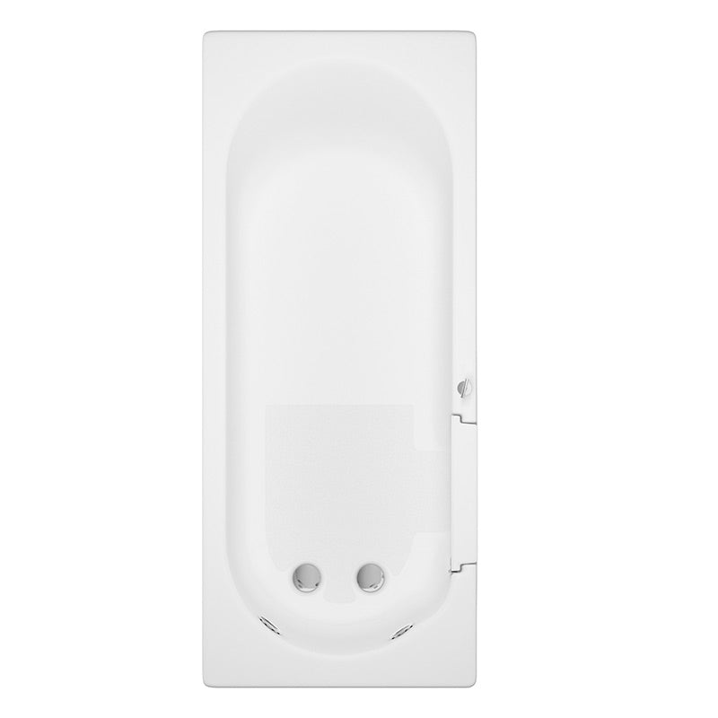 Mantaleda Avrail Walk-in Bathtub (2 sizes, 2 styles, White) - Brand New Bathrooms