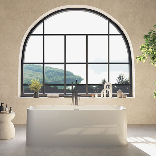 Scudo Choices Freestanding Acrylic Bathtub (1 size, Gloss White) - Brand New Bathrooms
