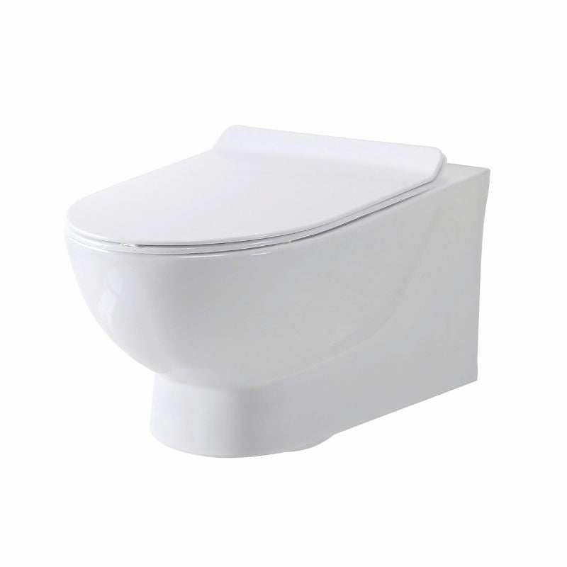 Scudo Belini Rimless Wall Hung Pan (White) - Brand New Bathroom