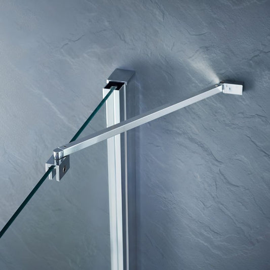 Brand New Bathrooms Support Bar for 3 Sided Cubicle (2 colours)