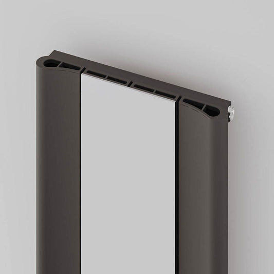 Carisa Burano Aluminium Mirror Radiator (1 size, 2 colours) - Brand New Bathrooms