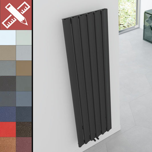 Carisa Burano S Aluminium Bespoke Radiator (6 sizes, 2 colours) - Brand New Bathrooms