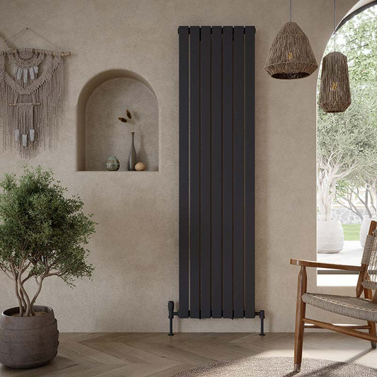 Scudo Bravo Vertical Single Radiator (8 sizes, 2 colours) - Brand New Bathrooms