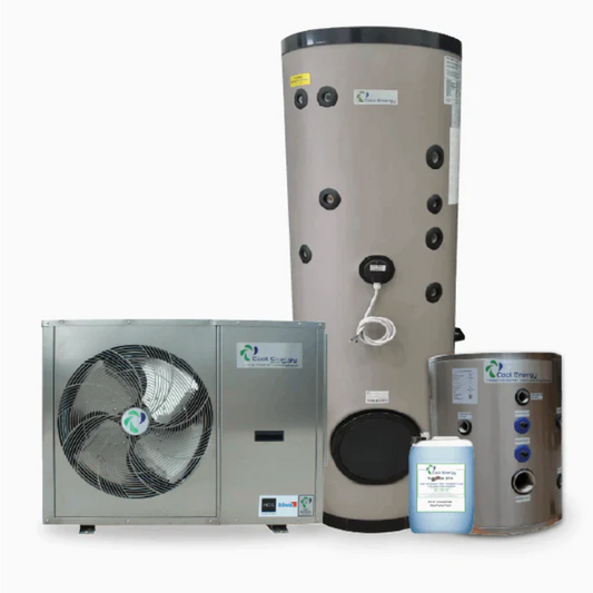 Cool Energy inverTech Heat Pump Package (Full Install Kit - Pre Plumbed) (5kW to 22kW) - Brand New Bathrooms