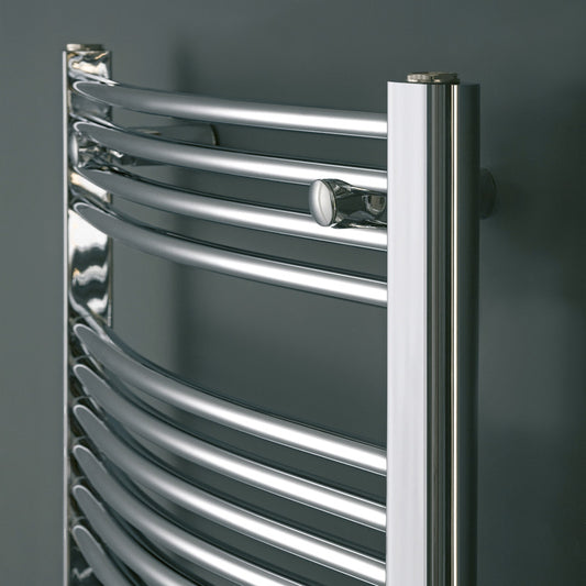 Eucotherm Chromo Straight/Curved Ladder Towel Radiator (1 colour, 5 sizes, 2styles) - Brand New Bathrooms