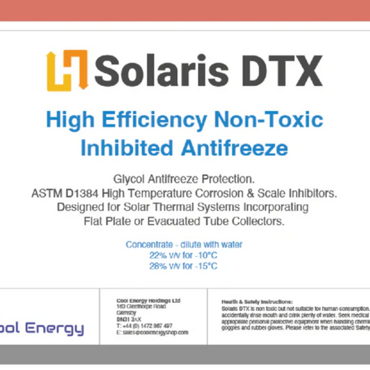 Cool Energy Solaris 10L DTX Inhibited Glycol Solar Thermal Transfer Fluid - Brand New Bathrooms