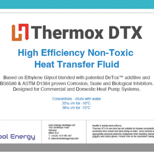 Cool Energy Thermox 10L DTX Inhibited Glycol Ground & Air Source Heat Pump Transfer Fluid - Brand New Bathrooms
