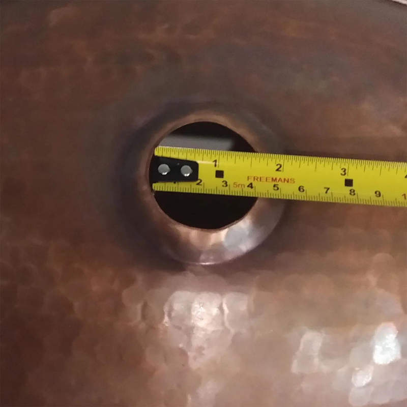 Coppersmith Creations Copper Boat Hammered Sink (1 size, Antique finish) - Brand New Bathrooms