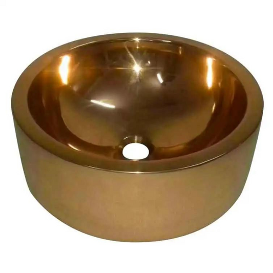 Coppersmith Creations Round Copper Sink (1 size, Copper finish) - Brand New Bathrooms