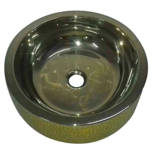Coppersmith Creations Double Wall Brass Sink (1 size, Lustrous Nickel Interior Finish) - Brand New Bathrooms