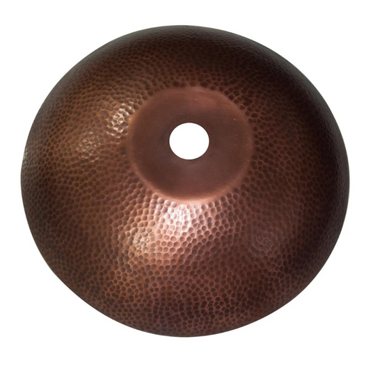 Coppersmith Creations Double Wall Round Hammered Copper Sink (1 size, Copper) - Brand New Bathrooms