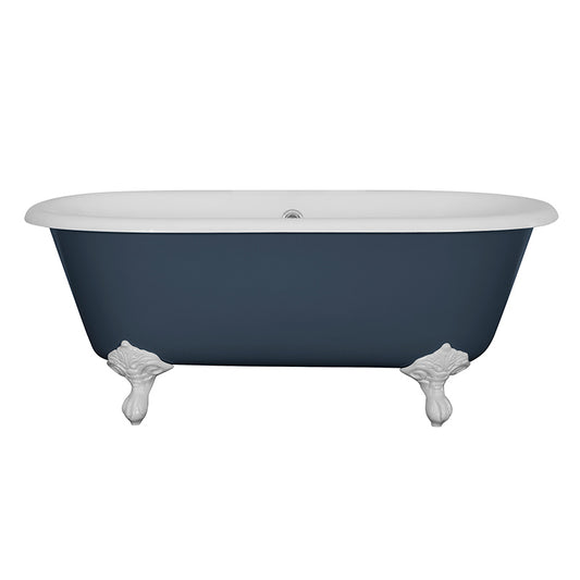 Hurlingham Dryden Small Double Ended Cast Iron Clawfoot Bathtub (1 size, any colour) - Brand New Bathrooms
