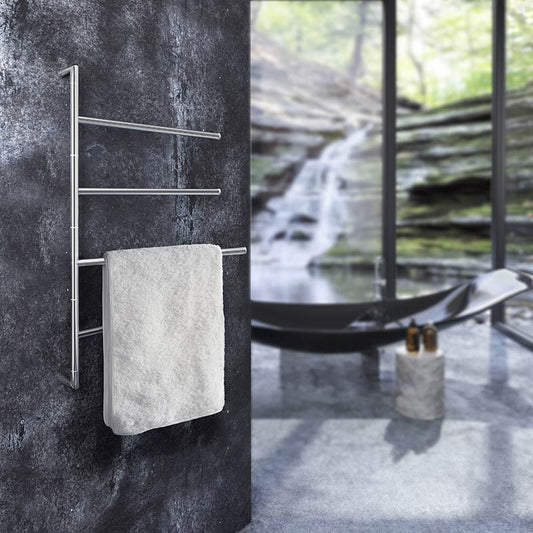 Smedbo Outline Lite Stainless Steel Towel Bar With 4 Swivel Arms (Chrome) - Brand New Bathrooms