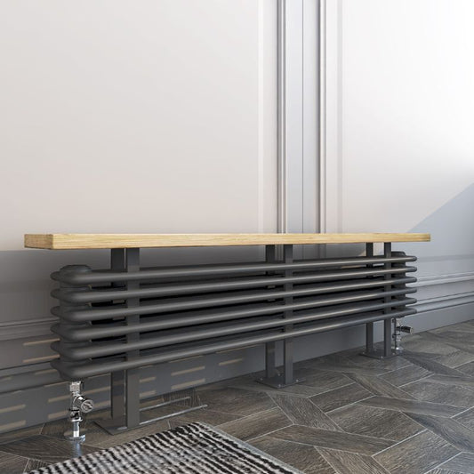 Senator Vintage Ferro Bench Radiator (3 sizes, 3 colours) - Brand New Bathrooms