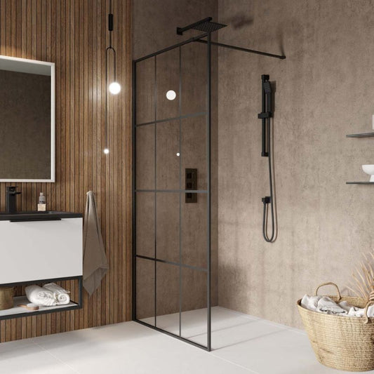 Scudo S8 Grid Wetroom Panel (5 Sizes) - Brand New Bathrooms