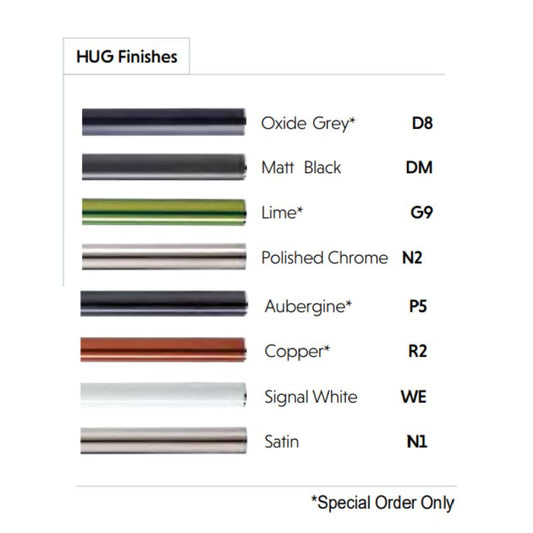 Mantaleda Hug Straight Horizontal Grab Rail (10 sizes, 8 colours) - Brand New Bathrooms