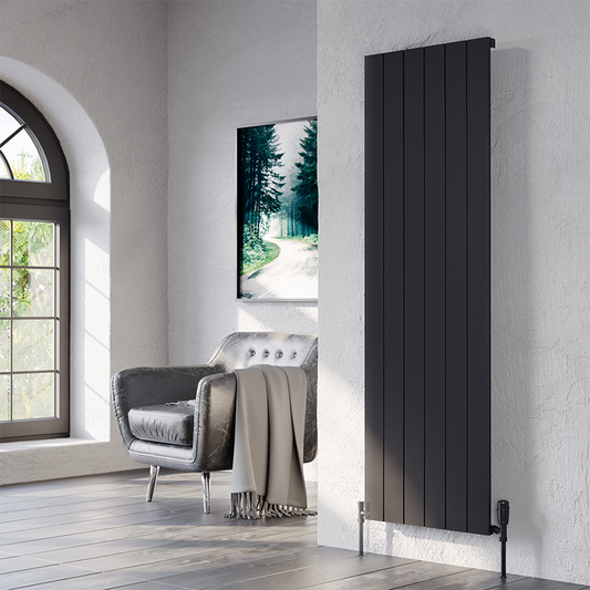 Brand New Bathrooms Kalsedon Aluminium Radiator (4 sizes, 2 styles, 3 colours)