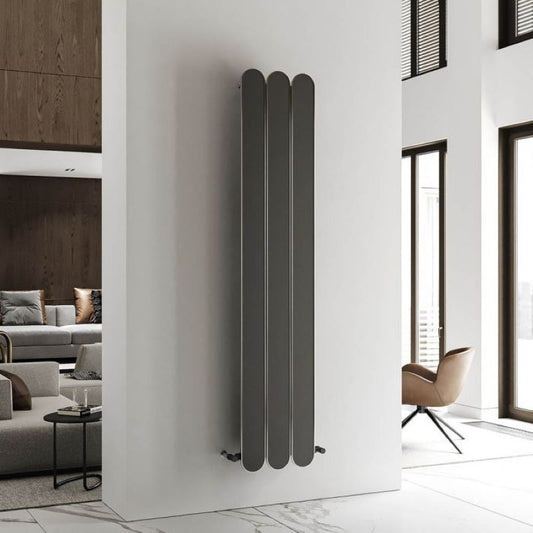 Carisa Magico Vertical Aluminium Bespoke Radiator (2 sizes, 2 colours) - Brand New Bathrooms