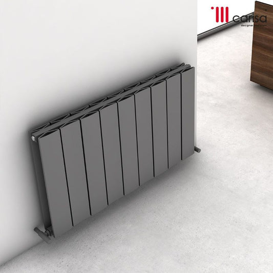 Carisa Moscow Aluminium Bespoke Radiator (9 sizes, 2 colours) - Brand New Bathrooms