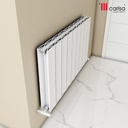 Carisa Moscow C Aluminium Bespoke Radiator (9 sizes, 2 colours) - Brand New Bathrooms