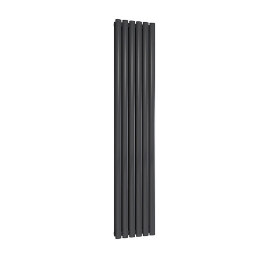 Reina Neval Vertical Aluminium Double Panel Radiator (5 sizes, 2 colours) - Brand New Bathrooms
