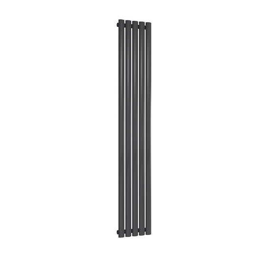 Reina Neval Vertical Aluminium Single Panel Radiator (4 sizes, 2 colours) - Brand New Bathrooms