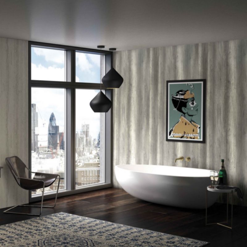 Bushboard Nuance Driftwood Grain Wall Panel - Brand New Bathroom