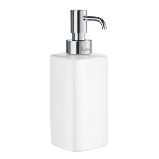Smedbo ICE Porcelain Soap Dispenser Polished Chrome (4 Variants) - Brand New Bathroom