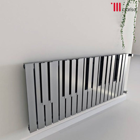 Carisa Piano Stainless Steel Bespoke Radiator (2 sizes, 2 colours) - Brand New Bathrooms