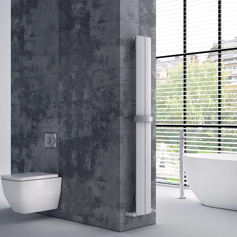 Carisa Play Bath Aluminium Towel Radiator 6 Sections (3 Sizes) - Brand New Bathrooms