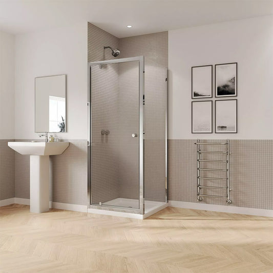 Coram Showers GB5 Pivot Shower Door (4 sizes, Chrome) - Brand New Bathrooms