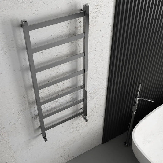 Carisa Quadrata Stainless Steel Towel Radiator (3 Sizes) - Brand New Bathrooms