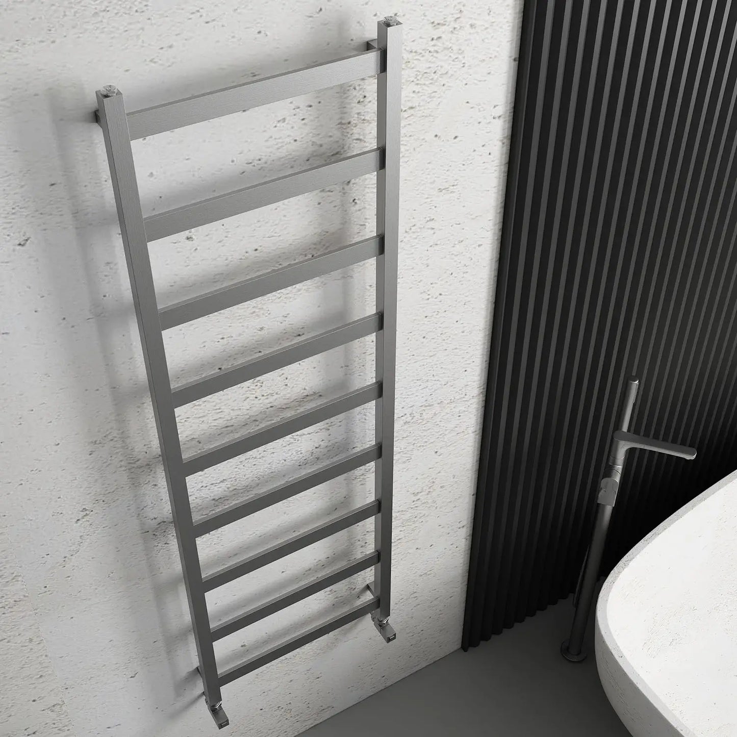 Carisa Quadrata Stainless Steel Towel Radiator (3 Sizes) - Brand New Bathrooms