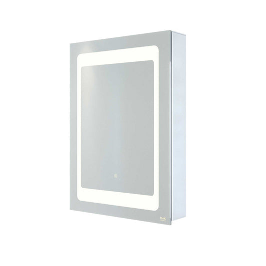 RAK Ceramics Aphrodite LED Illuminated Mirrored Recessable Cabinet w/demister Shavers Socket and Infra Red Switch (3 sizes, Mirror) - Brand New Bathrooms